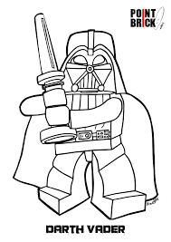 Darth Vader Lego Coloring Pages Raskraski Lego Deti