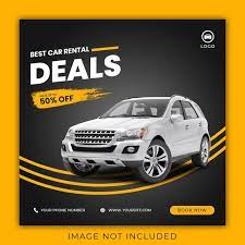 Rent Car Social Media Banner Template
