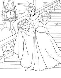 Ausmalbilder 9 Von Cinderella Aschenputtel
