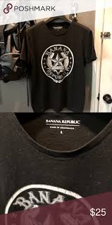 Banana Republic Limited Edition Graphic Logo Tee 100 Cotton Vintage Logo Print Collectible Item Never Sold To T Clothes Design Fashion Design Logo Tees