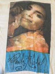 Vintage 1991 Paula Abdul MC Skat Cat t shirt L 90s li…
