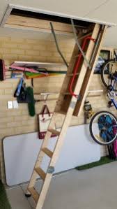 Currently i prop my 10 foot ladder underneath to get in, but it's a pain (and probably not. Garage Attic Stairs Perth By Attic Lad Wa Installed From Only 795