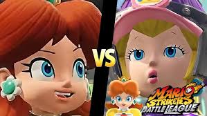 Mario Strikers Battle League Team Daisy vs Team Peach at Urban Rooftop