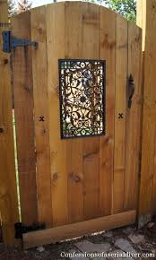 Insert materials are available in most stores that sell treated lumber for a driveway gate we can supply you with the metal framing for the diy. How To Build A Gate With A Window Confessions Of A Serial Do It Yourselfer