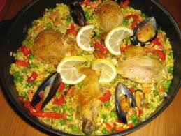 Paella Mit Hahnchen Und Meeresfruchten Rezept Mit Video Rezept Paella Rezept Paella Meeresfruchte