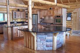kitchen styles: log cabin