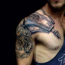 Dragon shoulder tattoo dragons are the favorite types of tattoo for men for many decades because this mythical creature symbolizes power, wisdom, and strength. 101 Best Shoulder Tattoos For Men Cool Design Ideas 2021 Guide