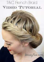 Tuck And Cover French Braid Video Tutorial French Braid Hair Tutorial Hairstyle