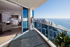 The garden beautifies the territory. Sub Penthouse Suite 2 Hilton Surfers Paradise Hotel Residences