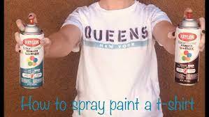 How To Spray Paint Your Clothes Tips