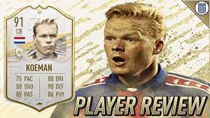 Com três zagueiros para guardar sua meta, a linha de 3 no meio tem menor preocupação se você encarnar koeman fifa 21, pode ainda ter o reforço de neymar, caso o acordo com o psg saia. 91 Icon Swaps Prime Icon Koeman Player Review Is He Worth Unlocking Fifa 21 Ultimate Team Youtube