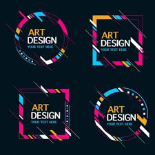 Denim typography logo emblems set. Art Logo Images Free Vectors Stock Photos Psd