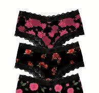 3pcs * Print Panties, Elegant & Comfy Lace Trim Intimates Panties, Women's  Lingerie & Underwear