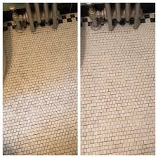 Advice On Cleaning Old Grout Floor Tiles Moved In To A Very Old Apartment And The Bathroom Floor Looks Awful These Tiles Are Crooked Etc Would Love To Just Clean It Rather Than