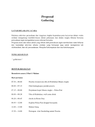 Contoh proposal family gathering perusahaan pdf. Contoh Proposal Gathering Pdf