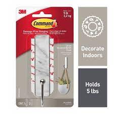 Command Large Sized Hook Marble Target In 2021 Command Command Strips Command Hooks