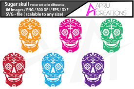 Download Sugar Skull Vectors Graphic By Aparnastjp Creative Fabrica PSD Mockup Templates
