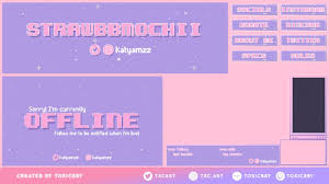 Cute Pixel Twitch Graphics 3 Twitch Streaming Setup Cute Mobile Wallpapers Texture Graphic Design