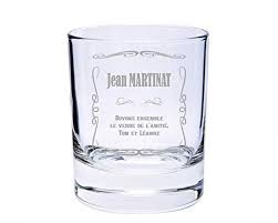 Cadeaux Com Verre A Whisky Grave Homme Avec Gravure Personnalisee Nom Prenom Et Message De Votre Choix Verre Whisky Personnali Verre De Whisky Whisky Verre