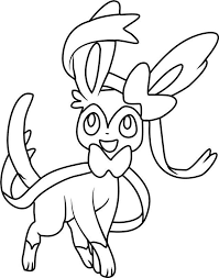 Cute Pokemon Sylveon Coloring Pages Pokemon Coloring Pages Pokemon Coloring Printable Coloring Pages