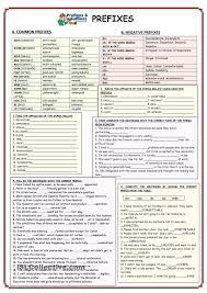 Prefixes Suffixes Prefixes And Suffixes Suffixes Worksheets Prefixes
