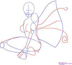 How To Draw A Fairy Tattoo Step By Step Tattoos Pop Culture Free Online Drawing Tutorial Added By Dawn Octo Fairy Tattoo How To Draw A Fairy Draw A Fairy