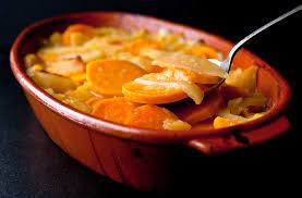 Orange Scented Sweet Potato Gratin With Apple And Pear Recipe Nyt Cooking