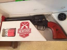 Born of the traditions of the old west, the heritage manufacturing rough rider® revolver with interchangeable cylinders maintains much of the look and feel of the legendary single action army revolver, only in a scaled down version. Heritage Manufacturing Rough Rider Revolver With Interchangeable Cylinders Cabela S