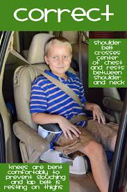This requirement can sometimes be met with a harness or booster seat depending on the seat manufacturer's instructions. Big Kids Car Seats To Booster Or Not To Booster