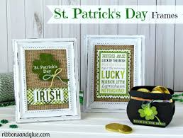 Patrick's day decorations makes you feel the luckiest and most festive? St Patrick S Day Frames