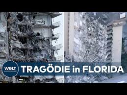 Auf fotos und videos waren die abgebrochene fassade und möbelstücke aus dem haus zu sehen. Katastrophe Nahe Miami Beach Hochhaus Eingesturzt Dutzende Opfer Unter Den Trummern Youtube