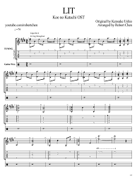 Koe No Katachi Ost Original By Kensuke Ushio Arranged By Robert Chen Guitar Family Instruments Music Technology