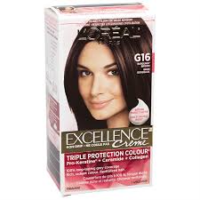 loreal excellence creme g16 burgundy brown