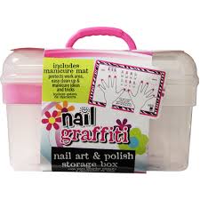 Graffiti Nail Art Polish Storage Box Walmart Com Walmart Com