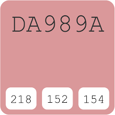 Dulux 90rr 41 258 Da989a Hex Color Code Schemes Paints