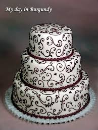 Pin By Diana Wilson On Birthday Cake Coma Burgundy Wedding Cake Burgundy Wedding Wedding Cakes With Flowers