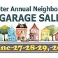 2025 Sumpter Annual Neighborhood Garage Sale