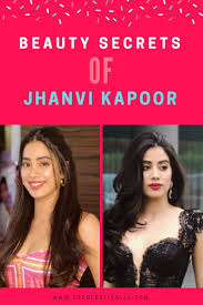 jhanvi kapoor beauty secrets makeup hair care diet plan