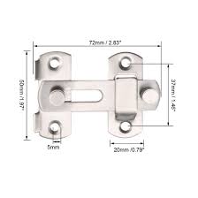 Bluetooth digital flip latch door lock are the latest forms of security gadgets. Uxcell Flip Door Latch 201 Stainless Steel 72x50mm Gate Latch Bar Latch Hasp Slide Lock 2 Pcs Latches Bolts Door Hardware Semo Es