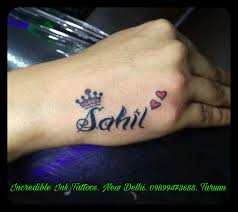 Sahil Name Tattoo Crowntattoo Name Tattoos Call Whatsapp 09899473688 Name Tattoo Name Tattoos Tattoos