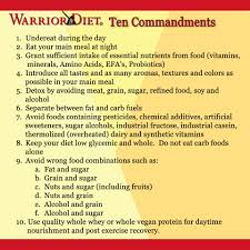 The Warrior Diet Warrior Diet Meal Plan Warrior Diet Diet
