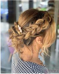 Crown braid long braided hairstyle with curly ends. Dreamy Hairstyles For A Dream Wedding Retropoplifestyle