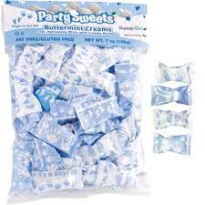 It S A Boy Baby Shower Pillow Mints 50ct Party City Baby Shower Candy Baby Boy Shower Favors Baby Boy Shower