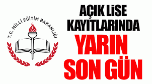 Aöl 1.dönem sınavı ne zaman? Acik Lise Kayitlari Son Gun Egitim Gercek Haberci