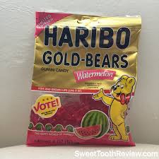 Trolli's bears are similarly most often sold in five flavors in the united states, and in the same colors; New Haribo Gold Bears Apple Watermelon And Cherry Zomg Candy