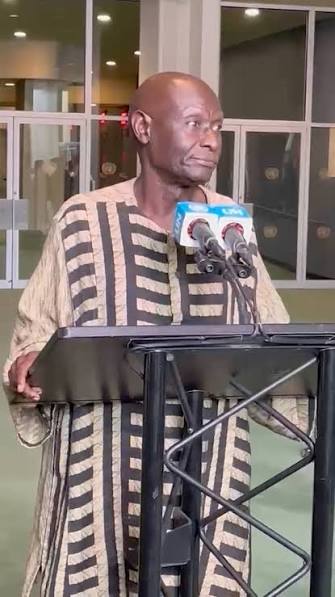 Olara Otunnu addresses the UN Press Corps today