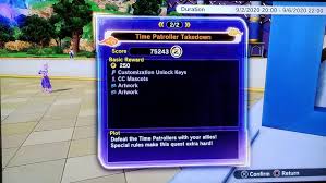 You can unlock parallel quest 56 by speaking with trunks (kid). Time Patroller Takedown Rng Has Been Conquered R Dbxv