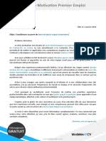 Une bonne lettre de motivation se décompose en quatre paragraphes. Tec Entretien D Embauche Direction