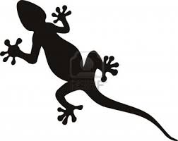 Black And White Leopard Gecko Clipart Black And White Dinosaur Silhouette Silhouette Stencil Silhouette Vector