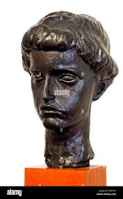 Bronze child sculpture hi-res stock photography and images